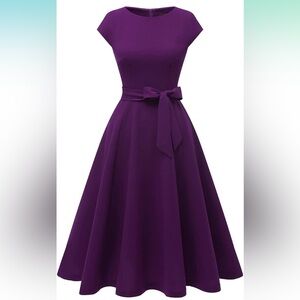 Dress Tells - Grape Women’s Cocktail Dress - Size L